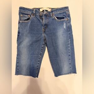 Levi's Blue Jean Shorts for Women